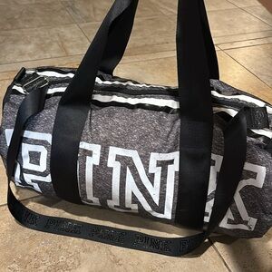 Pink travel / bag Logo in front size 20x10x12